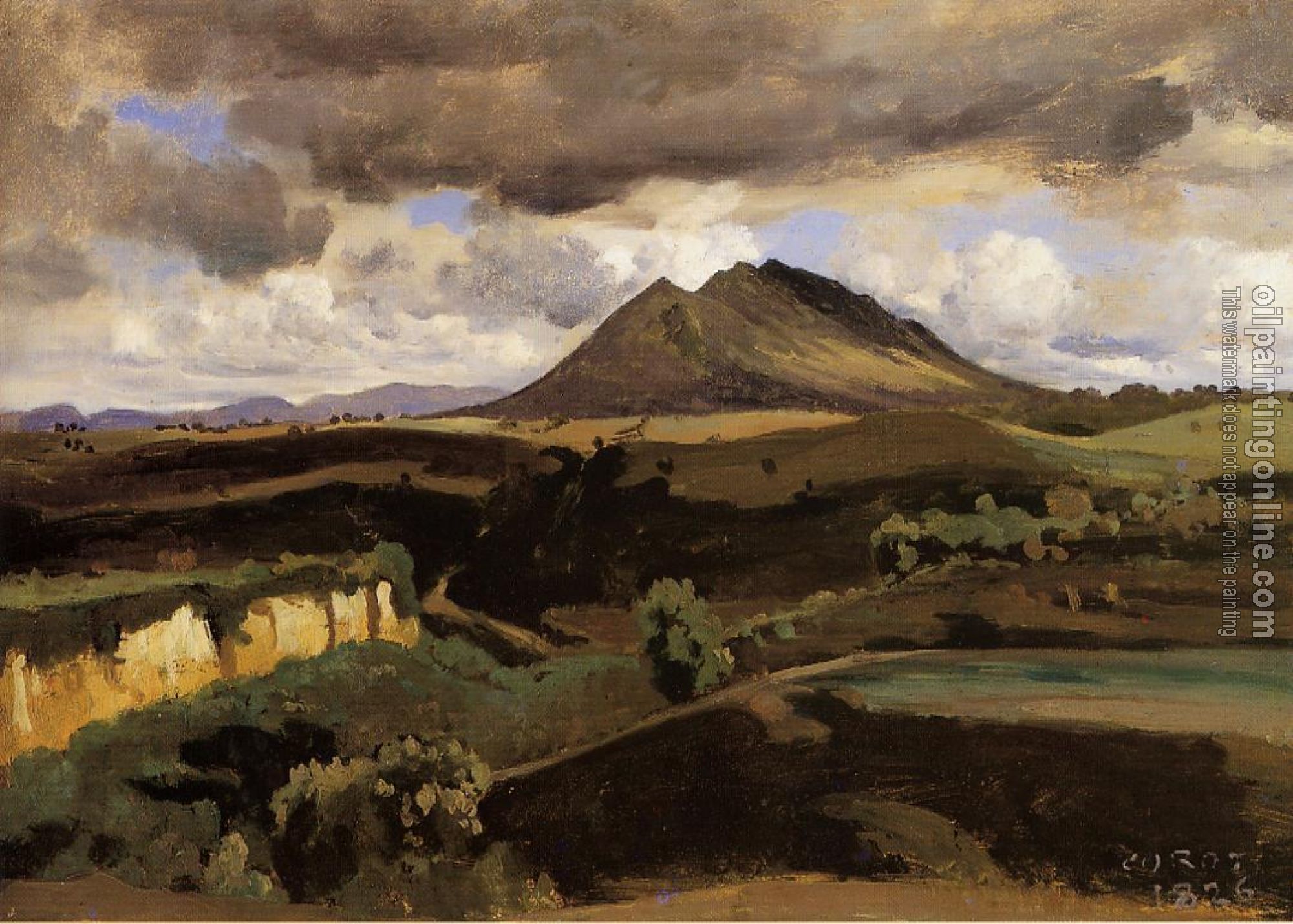 Corot, Jean-Baptiste-Camille - Mont Soracte